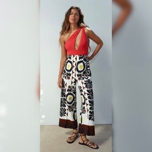 NWT Zara Print Cullotes XXL